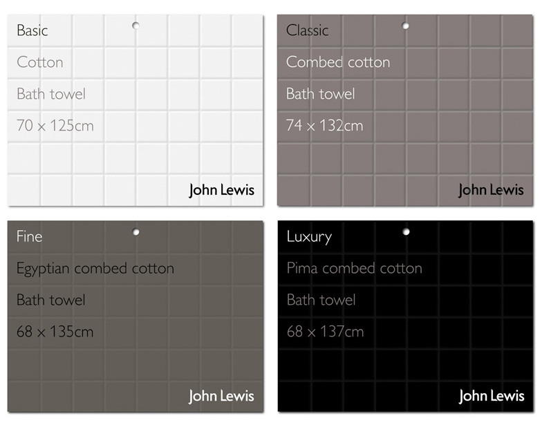 JOHN LEWIS – BATH LINEN