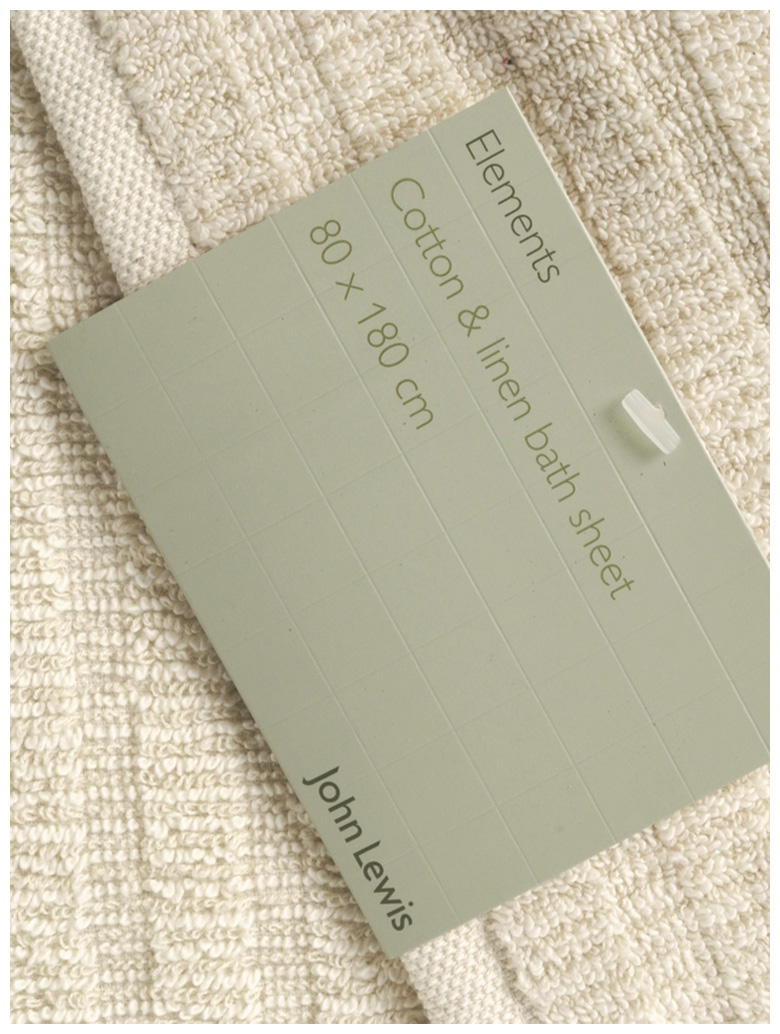 JOHN LEWIS – BATH LINEN